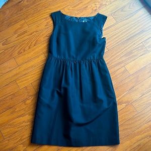 J. Crew Lucille Dress 30% Silk - Size 10 in Black